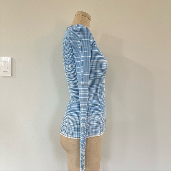 STAUD Color Block Ribbed Cardigan Sweater - Picture 6 of 11